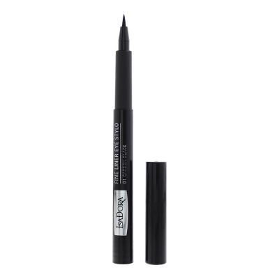 Isadora 01 Carbon Black Fine Liner Eye Stylo 1.1ml