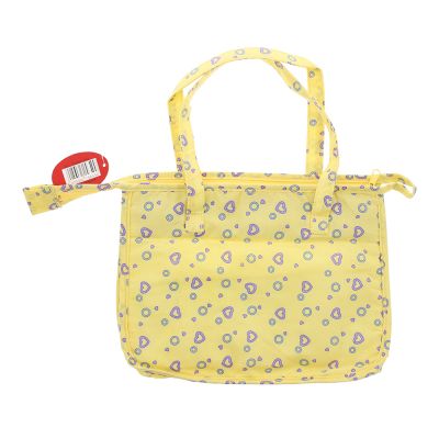 Bags Unlimited Paris Yellow Medium Holdall With Handles Bag 