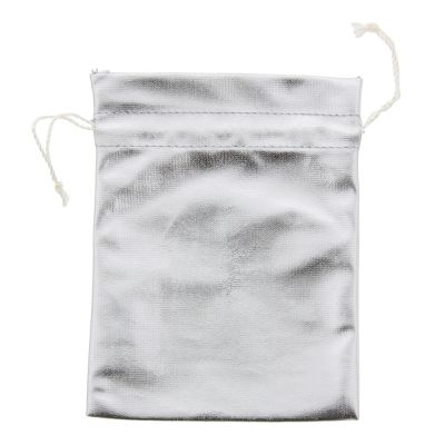 Bags Unlimited Silver Organza Bag