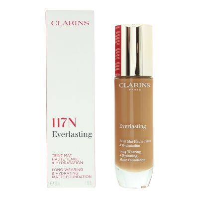 Clarins Everlasting Long Wearing & Hydrating 117N Hazelnut Foundation 30ml