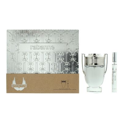 Paco Rabanne Invictus 2 Piece Gift Set: Eau de Toilette 100ml - Eau de Toilette 10ml