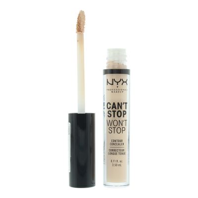 NYX Can't Stop Won't Stop 24H Matte Finish Vanilla Concealer 3.5ml