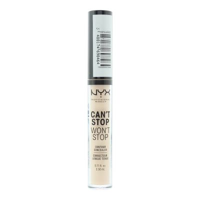 NYX Can't Stop Won't Stop 24H Light Ivory Concealer 3.5ml