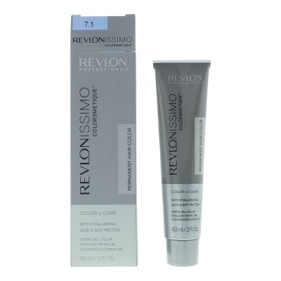 Revlon Revlonissimo Colorsmetique 7.1 Ash Blonde Hair Colour 60ml