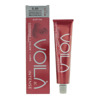 Intercosmo Voilà 3C Intense 5.55 Light Brown Intense Mahogany Hair Colour 60ml