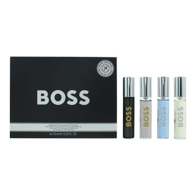 Hugo Boss Bottled 4 Piece Gift Set: Eau de Parfum 10ml - Eau de Toilette 10ml - Parfum 10ml - Infinite Eau de Parfum 10ml