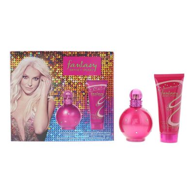 Britney Spears Fantasy 2 Piece Gift Set: Eau De Parfum 100ml - Body Souffle 100ml